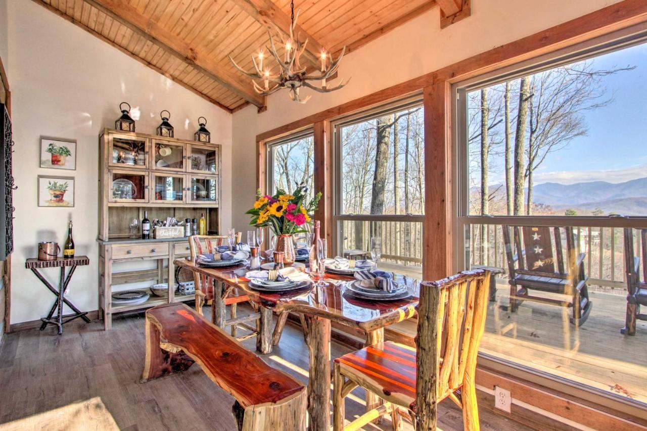 Panoramic-View Gatlinburg Cabin With Private Hot Tub Ngoại thất bức ảnh