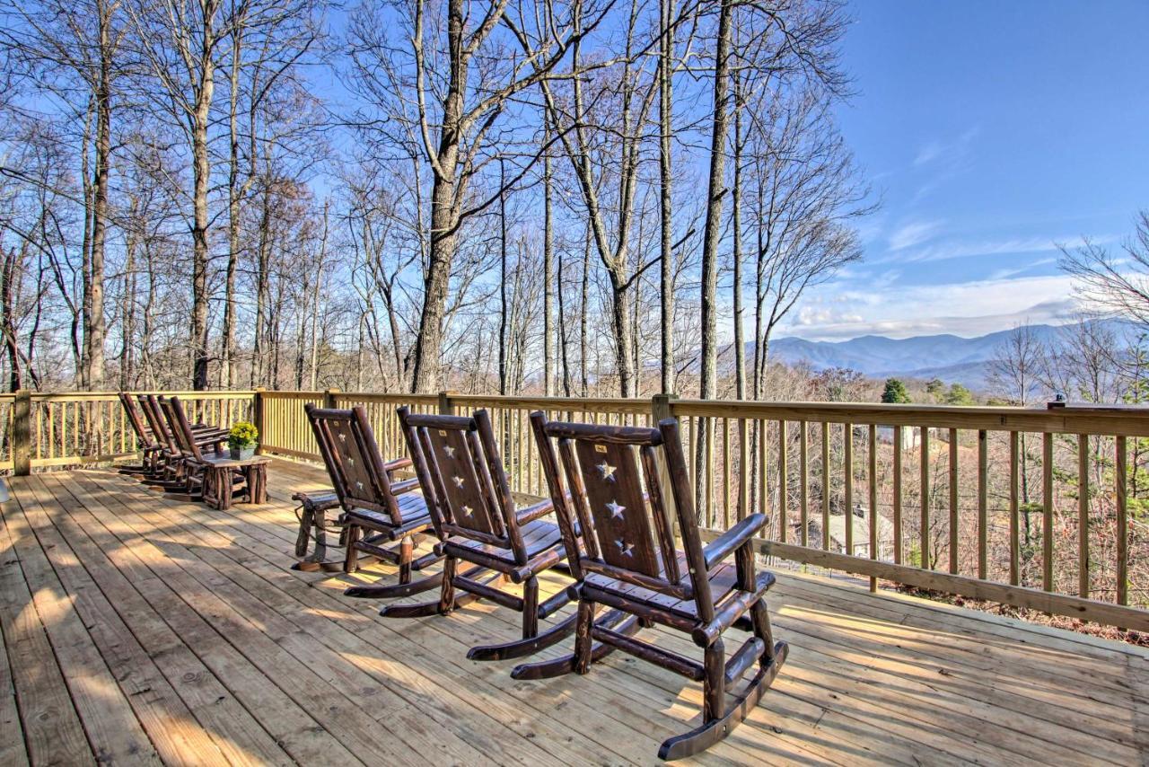 Panoramic-View Gatlinburg Cabin With Private Hot Tub Ngoại thất bức ảnh